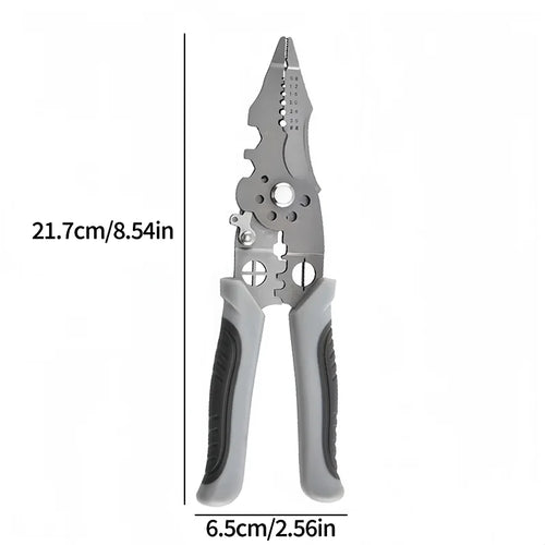Multifunctional Electrician Pliers, 6-in-1 Wire Stripper Separator,