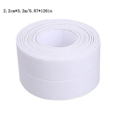 PVC Sealing Strip Tape Bathroom Bath Toilet Caulk Tape Self Adhesive