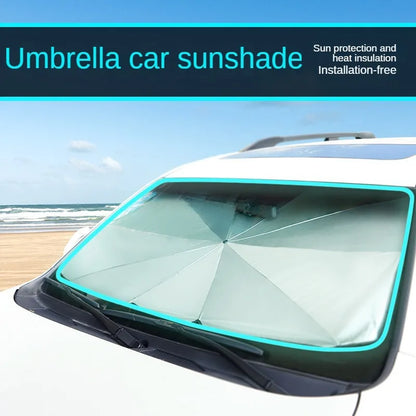 LEIBOO Car Sunshade Umbrella Car Sun Shade Protector Parasol Summer