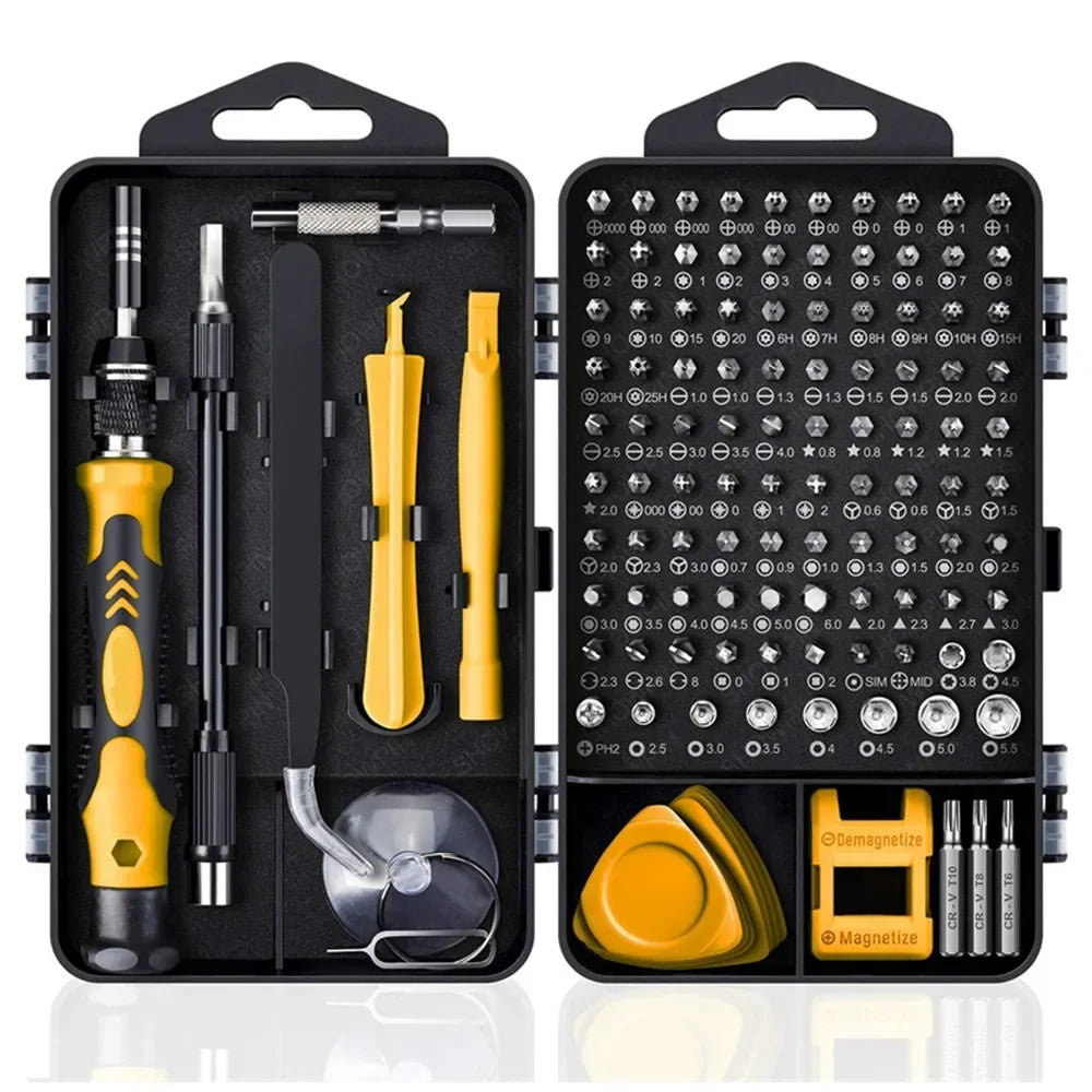 Computer Repair Kit 115 in 1 Magnetic Laptop Screwdriver Kit