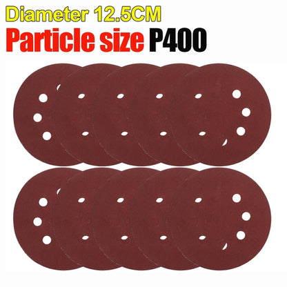 Universal 8 Hole Sanding Discs 125mm Sandpaper for Metal Wood Glass