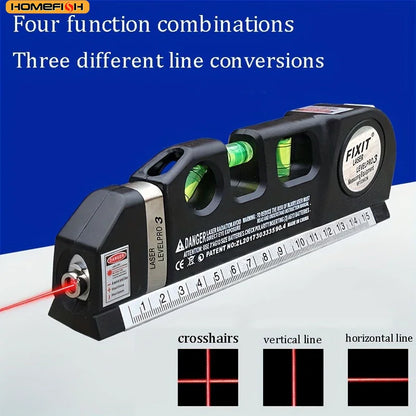 HOMEFISH Easy to Use Laser Level Line Tool Multipurpose Laser Level