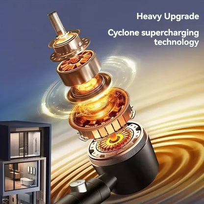 New High Pressure Water Saving Filter Shower Head 5 Modes Handheld