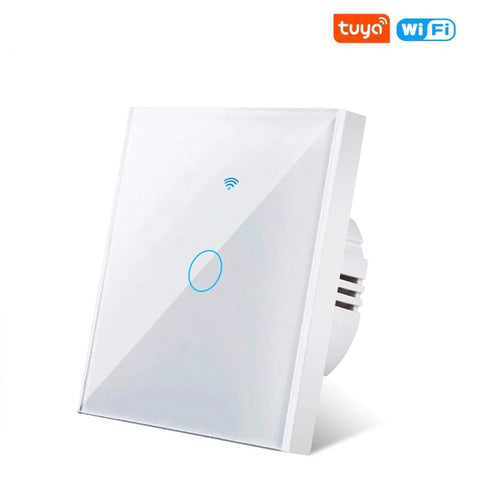 WiFi Smart Switch EU Light Wall Touch Switch 220V No Need Neutral Wire