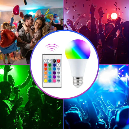 16 Colors RGB Bulb LED Multicolor Bulb E27 220V Household Lighting