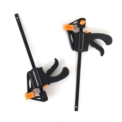 F-Type Woodworking Jig Quick Clamp Carpenter's Ratchet Release DIY