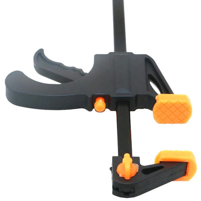 F-Type Woodworking Jig Quick Clamp Carpenter's Ratchet Release DIY