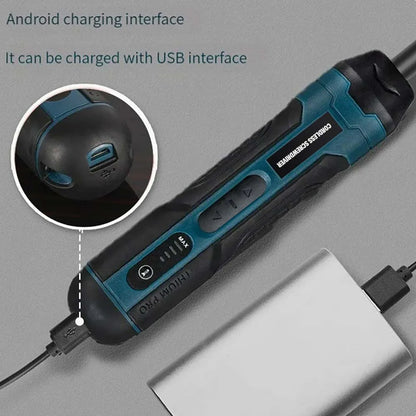 Mini Cordless Electric Screwdriver Rechargeable 1300mah Power Drill