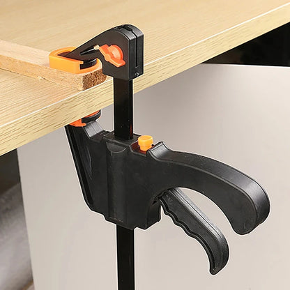 F-Type Woodworking Jig Quick Clamp Carpenter's Ratchet Release DIY