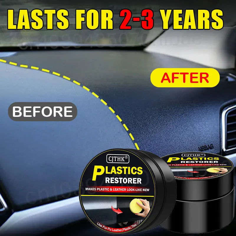 Car Plastic Restorer Universal Leather and Plastic Repair Polishing