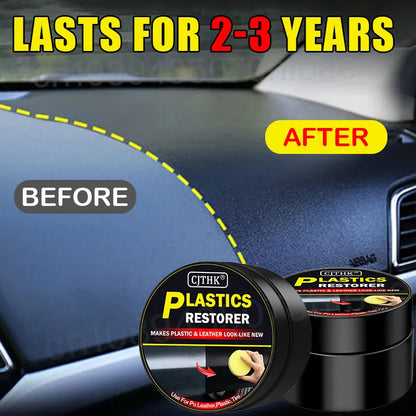 Car Plastic Restorer Universal Leather and Plastic Repair Polishing