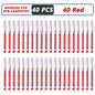 1-40PCS 20mm Deep Hole Long Nib Head Markers For Metal Perforating Pen