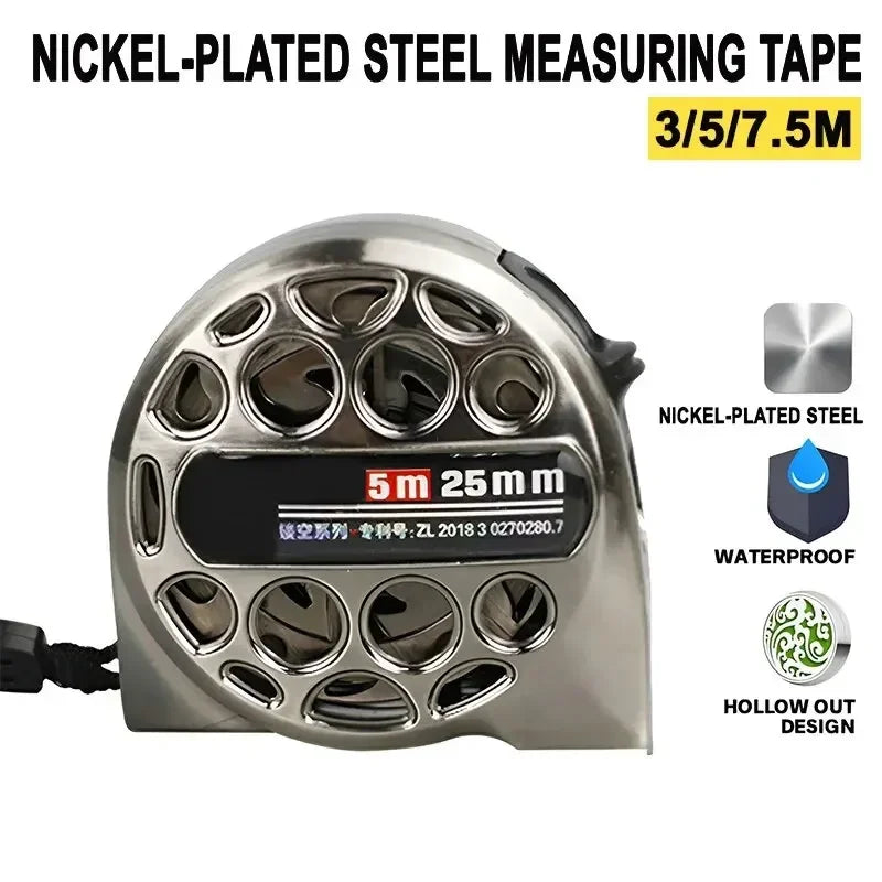 New 3/5/7.5M Metric Tape Measure Stainless Steel Anti-corrosion