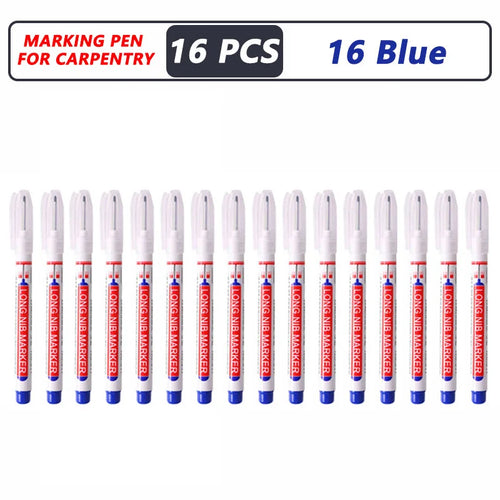 1-40PCS 20mm Deep Hole Long Nib Head Markers For Metal Perforating Pen