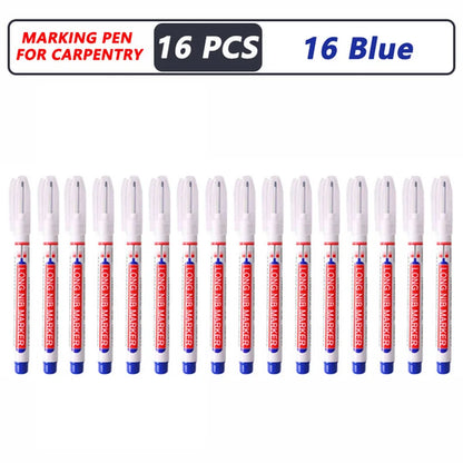 1-40PCS 20mm Deep Hole Long Nib Head Markers For Metal Perforating Pen
