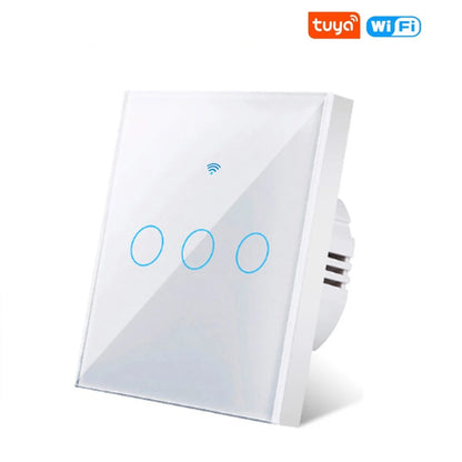 WiFi Smart Switch EU Light Wall Touch Switch 220V No Need Neutral Wire