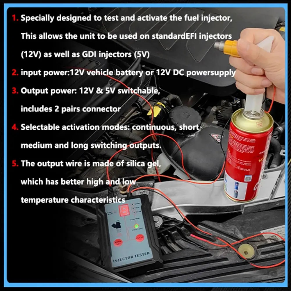 Upgraded Fuel Injector Tester & DIY Cleaning Tool - Test Two Injectors